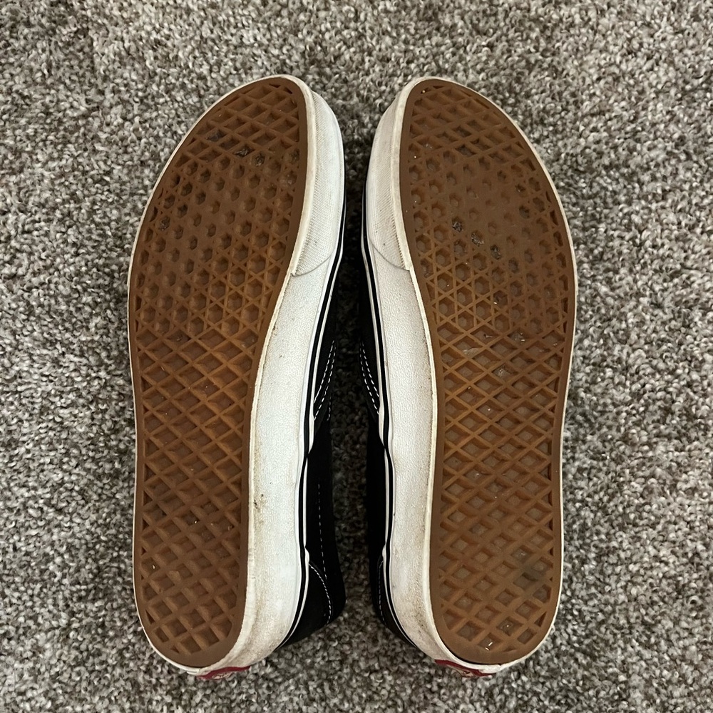 Black slip on vans